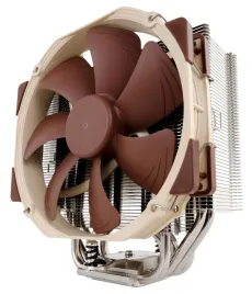 Кулер для процессора/ CPU Cooler Noctua NH-U14S (162W, 4-pin PWM, 165mm, Al/Cu, 6x6mm, 1x140x140x25mm, 82.52CFM, 24.6dBA, 1500RPM, S: 1851/1700/1200/115X/2011/2066, AM5/AM4, Beige/Brown)