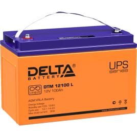 Батарея DELTA серия DTM L, DTM 12100 L, напряжение 12В,...