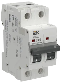 ARMAT Авт. выкл. без тепл. расц. M10N-MA 2P C 20А IEK
