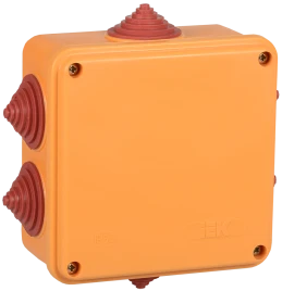Коробка расп. огн. ПС 100х100х50мм 4P 10мм2 IP55 6 вв. IEK