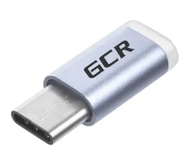 Greenconnect USB Type C на micro USB 2.0, M/F серебристый