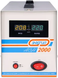 Стабилизатор  АСН- 2000  ЭНЕРГИЯ с цифр. дисплеем/ Stabilizer ASN-2000 ENERGY with numbers. display