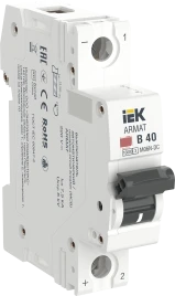 ARMAT Авт. выкл. M06N-DC 1P B 40А IEK
