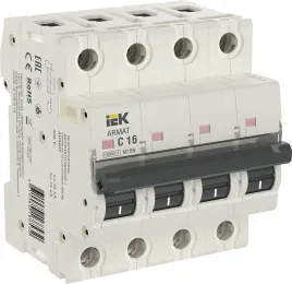 ARMAT Авт. выкл. M10N 4P C 16А IEK