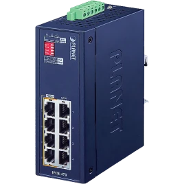 Инжектор/ PLANET IPOE-470 IP30 Industrial 4-port 10/100/1000T 95W 802.3bt PoE++...
