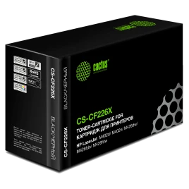 Картридж лазерный Cactus CS-CF226X CF226X черный (9000стр.) для HP