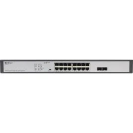 Коммутатор/ Unmanaged Switch 16x1000Base-T PoE, 2x1000Base-X SFP, PoE
