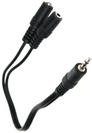 VCOM mini jack 3.5 mm (m) - 2 x mini jack 3.5 mm (f) 0.2м