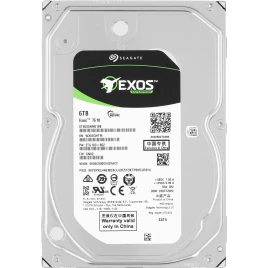 Жесткий диск/ HDD Seagate SATA Exos 7E10  6Tb 7200  256Mb 1 year warra