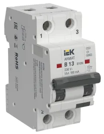 ARMAT АВДТ B10N 2P B13 100мА тип A IEK