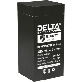 Delta DT 6023 (75 mm) (6V / 1.9Ah)