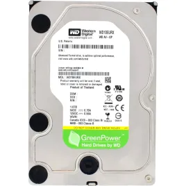 Жесткий диск/ RECERTIFIED HDD WD SATA3 1Tb AV-GP Video Surveillance 5400 RPM 64mb 1 year warranty (replacement WD10EZRZ, WD10PURX, ST1000VX013) RECERTIFIED