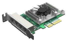 Сетевая карта/ QNAP QXG-2G4T-I225 4-port 2.5 GbE network expansion car