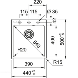 Franke MARIS MRG 610-39