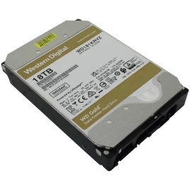 Жесткий диск/ HDD WD SATA3 18Tb Gold 7200 512mb  1 year warranty