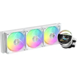 Система жидкостного охлаждения/ Water Cooling System Ocypus Sigma L36 WH ARGB (300W, 360mm, LED, White, ARGB/ Fans: 3x120mm, 73CFM, 2000RPM/ Pump height 99mm, 27dBA, 3100RPM, Rad thickness 27mm/ S: 1851, 1700, 1200, 115X, AM5, AM4)