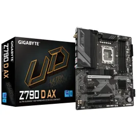 Материнская плата/ MB GIGABYTE INTEL Z790 s1700, 4xDDR5(192GB), HDMI 2.1/DP, 1xPCIe 5.0x16, 1xPCIe 4.0x16, 1xPCIe 3.0x16, 2xPCIe 3.0, 1xLAN (2.5GbE), Wi-Fi, BT, 4xSATA 6Gb/s, 3xM.2, 1xUSB-C, 5xUSB 3.2, 2xUSB 2.0, 1xPS/2, ATX