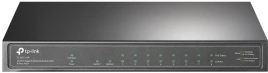Коммутатор/ 8-port gigabit Unmanaged PoE+ Switch with 1 Gigabit RJ-45 + 1 SFP uplink ports, desktop mount, 8 802.3af/at compliant  PoE+ ports, 1 Gigabit RJ-45 + 1 SFP uplink ports