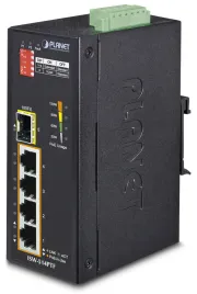 ISW-514PTF индустриальный PoE коммутатор для монтажа в DIN-рейку/ IP30