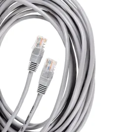 Патчкорд/ Патчкорд литой "Telecom" UTP кат.5е 10,0м серый