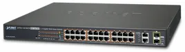 коммутатор/ PLANET 24-Port 10/100TX 802.3at High Power POE +  2-Port G