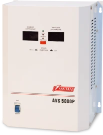 Стабилизатор POWERMAN AVS 5000P, ступенчатый регулятор, цифровые индик