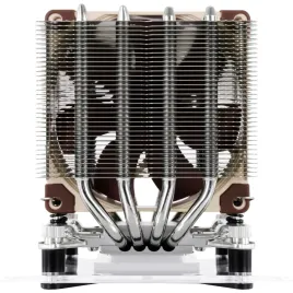 Кулер для процессора/ CPU Cooler Noctua NH-D9L (88W, 4-pin PWM, 110mm, Al/Cu, 4x6mm, 1x92x92x25mm, 46.44CFM, 22.8dBA, 2000RPM, S: 1851/1700/1200/115X, AM5/AM4, Beige/Brown)