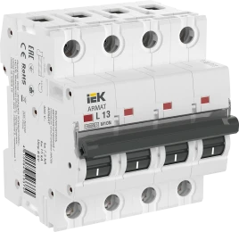ARMAT Авт. выкл. M10N 4P L 13А IEK