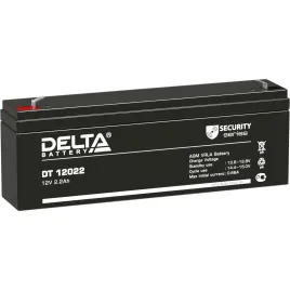 Батарея DELTA серия DT, DT 12022, напряжение 12В, емкость 2.2Ач (разря