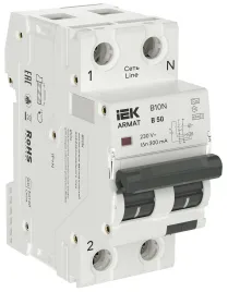 ARMAT АВДТ B10N 1P+NP B50 300мА тип A (36мм) IEK