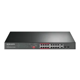 Коммутатор/ 16-Port 10/100Mbps + 2-Port Gigabit Rackmount Switch with