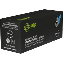 -/ Картридж лазерный Cactus CSP-W1106-MPSXL W1106A черный (10000стр.) для HP Laser 107a/107r/107w/135a MFP/135r MFP/135w MFP/137fnw MFP/137fwg MFP/MFP 135ag/135wg