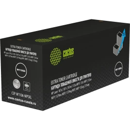 Картридж лазерный Cactus CSP-W1106-MPSXL W1106A черный (10000стр.)