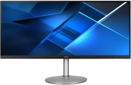 Монитор/ ACER CB342CKSMIIPHZX 34'', ZeroFrame Yes, Silver/Black, 21:9, IPS, 3440x1440, 1 / 4ms, 250cd, 75Hz, 2xHDMI(2.0) + 1xDP(1.2) + USB3.0(1up 2down) + Audio Out, Speakers 3Wx2, sync: FreeSync, hdr: HDR 10, hadj 150