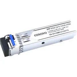 Модуль/ OSNOVO SFP Модуль LC, 1,25 Гбит/c, до 3км, Tx:1310/Rx:1550, DD