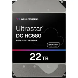 Жесткий диск/ HDD WD SATA Server 22Tb Ultrastar DC HC580 7200 6Gb/s 512MB 1 year warranty (replacement MG10AFA22TE, MG10ACA20TE, WUH722020CLE604, WUH722020BLE604, WUH722020BLE6L4)