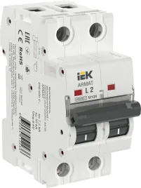 ARMAT Авт. выкл. M10N 2P L 2А IEK