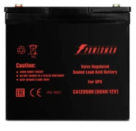 Батарея POWERMAN Battery CA12500, напряжение 12В, емкость 50Ач, макс. ток...
