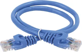 ITK RJ45(m) - RJ45(m) Cat. 6 U/UTP PVC 2м синий