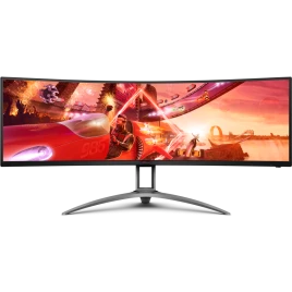 AOC AG493UCX2 49'', Curved, 5120x1440, VA, 165hz, 80M:1, 400cd, 1ms, 3