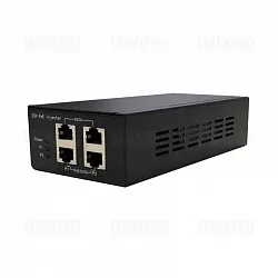 Инжектор/ OSNOVO PoE-инжектор Gigabit Ethernet на 2 порта, PoE на порт