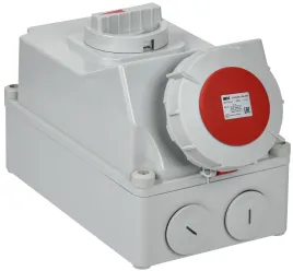 Розетка с мех. блок. ССИ-835 63А-6ч 380В 3P+PE+N IP67 IEK
