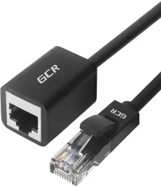 Greenconnect RJ45(m) - RJ45(f) Cat. 6 F/UTP PVC 2м чёрный