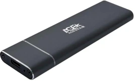 Внешний корпус SSD AgeStar 31UBNV5C NVMe USB3.2 алюминий черный M2...
