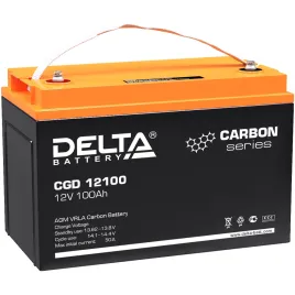Батарея DELTA серия CGD, CGD 12100, напряжение 12В, емкость 100Ач (раз