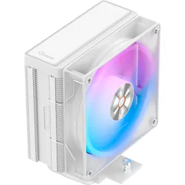 Кулер для процессора/ CPU Cooler Ocypus Delta A40 WH ARGB (220W, 4-pin PWM, 156.7mm, Al/Cu, 4x6mm, ARGB, 1x120mm, 73CFM, 29dBA, 2000RPM, S: 1851/1700/1200/115X, AM5/AM4, white)