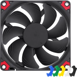 Кулер для корпуса/ Case Cooler Noctua NF-A9x14 HS-PWM chromax.black.swap (92x92x14mm,...