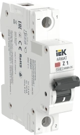 ARMAT Авт. выкл. M06N-DC 1P Z 1А IEK