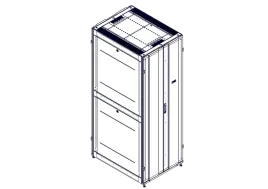 Шкаф Systeme Electric, серия Uniprom, 48U-800/1070, боковые панели 4шт