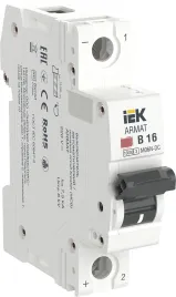 ARMAT Авт. выкл. M06N-DC 1P B 16А IEK
